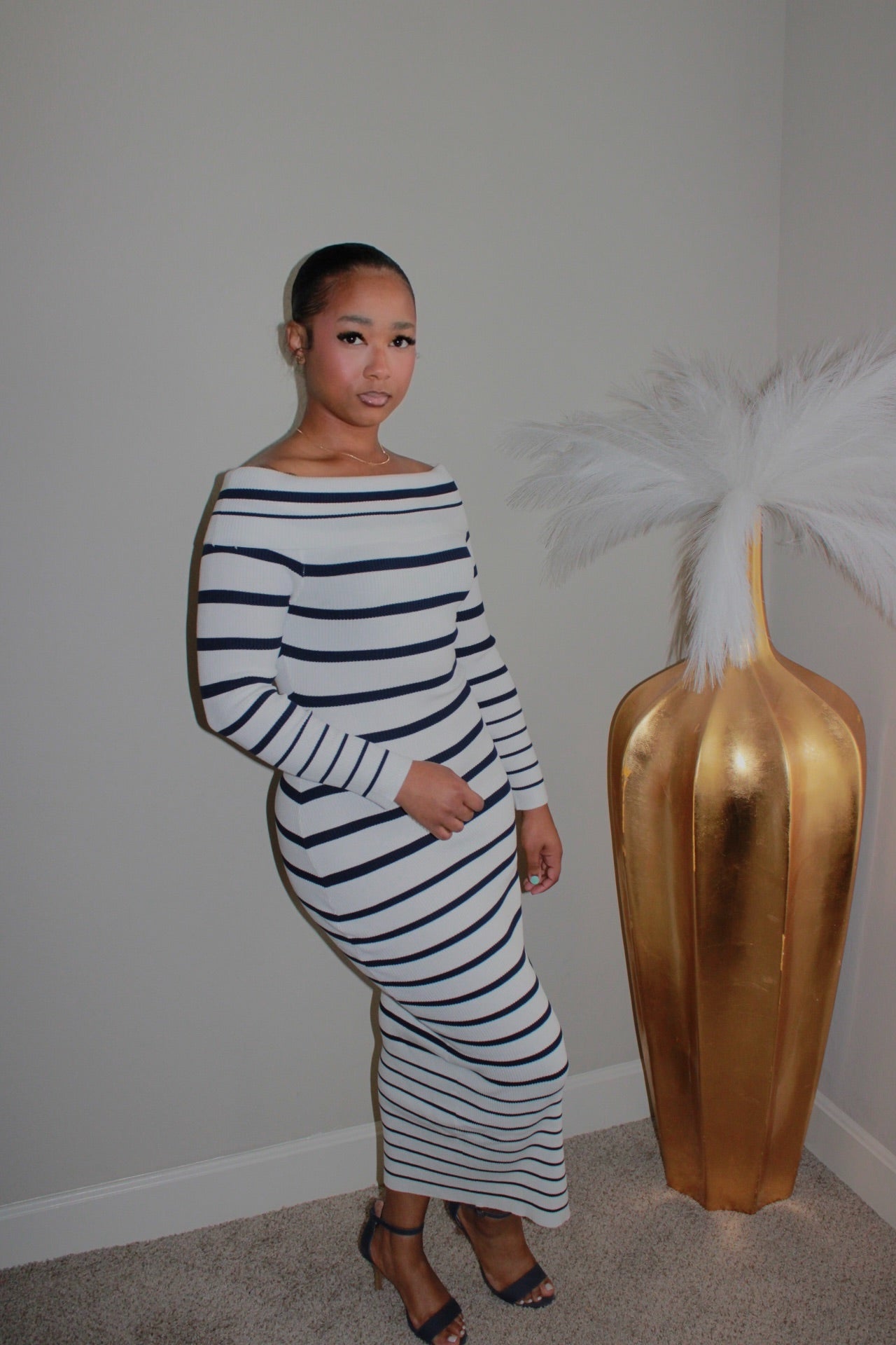 Fierce Mode Striped Dress