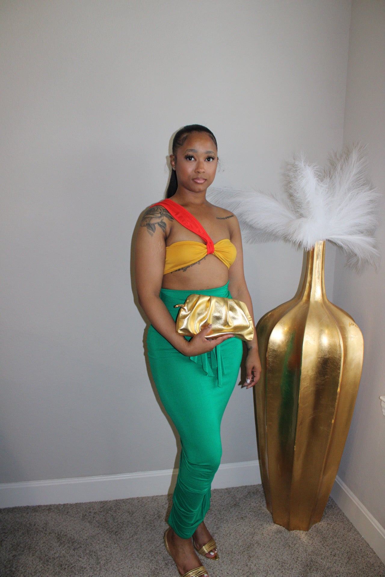 LOST IN PARADISE SKIRT SET