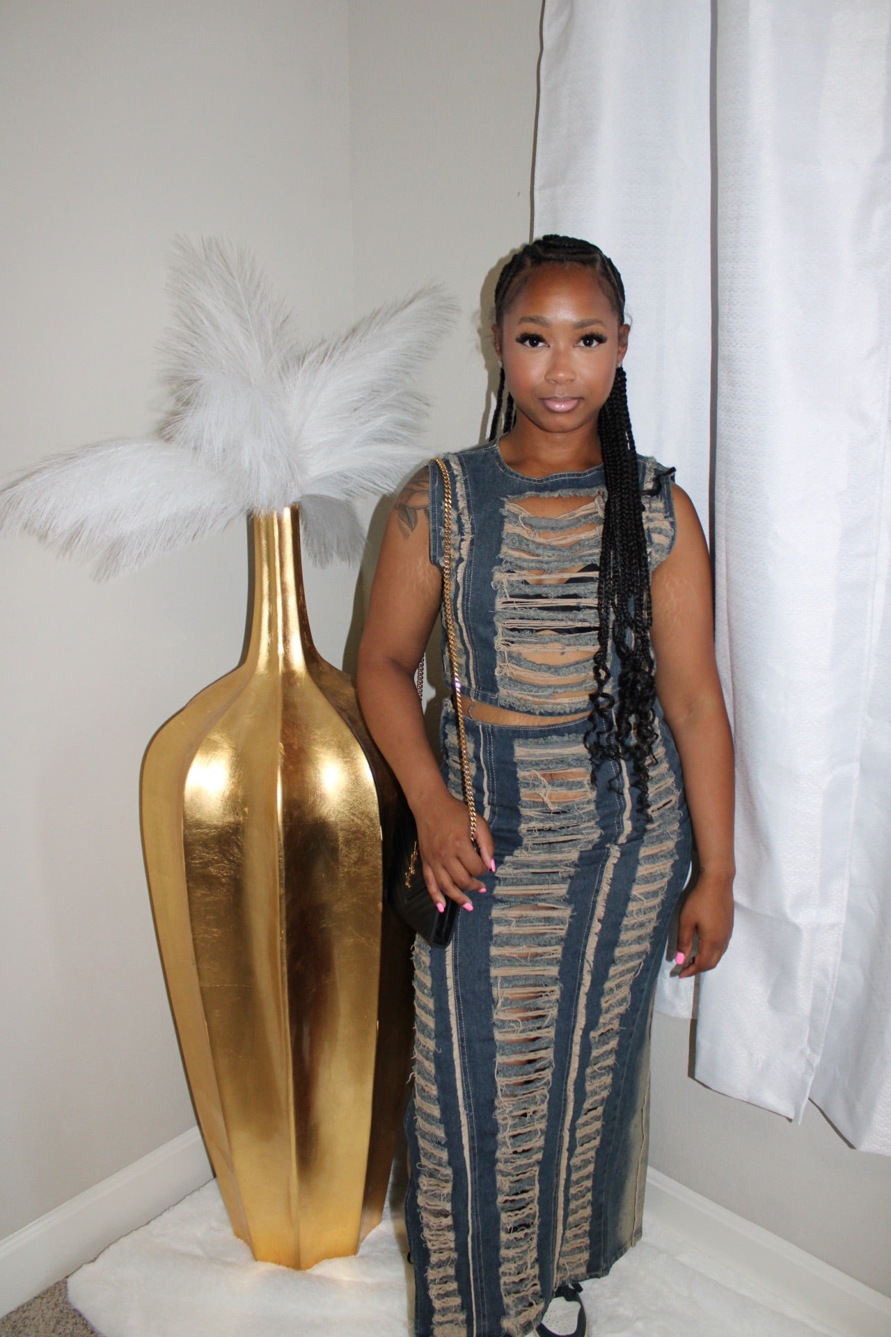 NEW ERA DENIM SKIRT SET